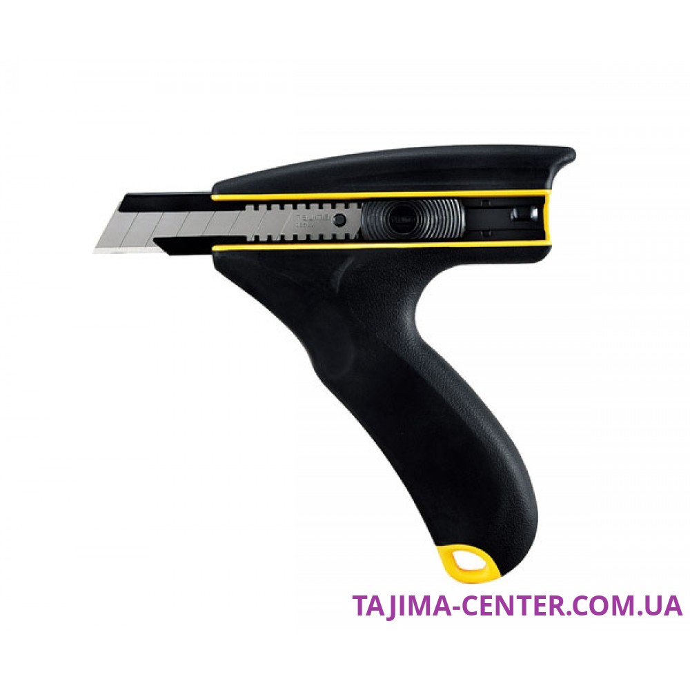 Ніж сегментний 22мм TAJIMA Stongrip-J з пістолетною рукояткою, DC690-Y1, автоматичний фіксатор