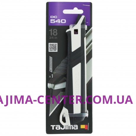 Ніж сегментний 18мм, ізольований, TAJIMA Premium Cutter DC540W, верхній автоматичний фіксатор