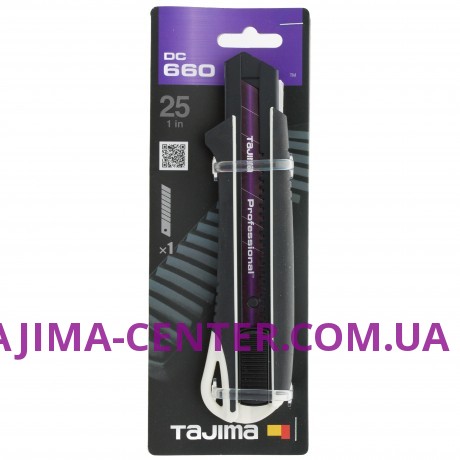 Ніж сегментний 25мм TAJIMA Cutter DC660W-EUR, автоматичний фіксатор