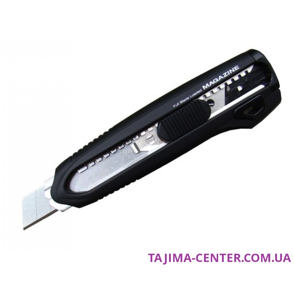 Ніж сегментний 18мм, магазин для лез, TAJIMA Magazin Elastomer, LCM500BK-EUR