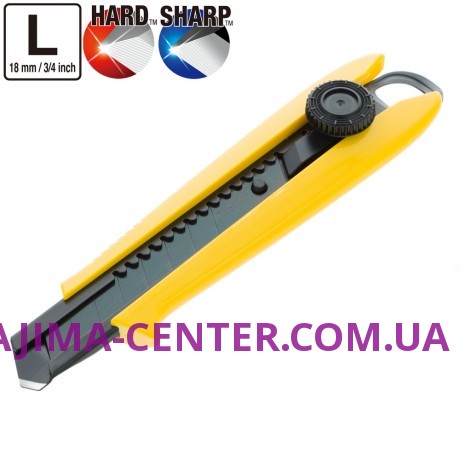 Ніж сегментний 18мм TAJIMA Driver Cutter DC501YB, гвинтовий фіксатор