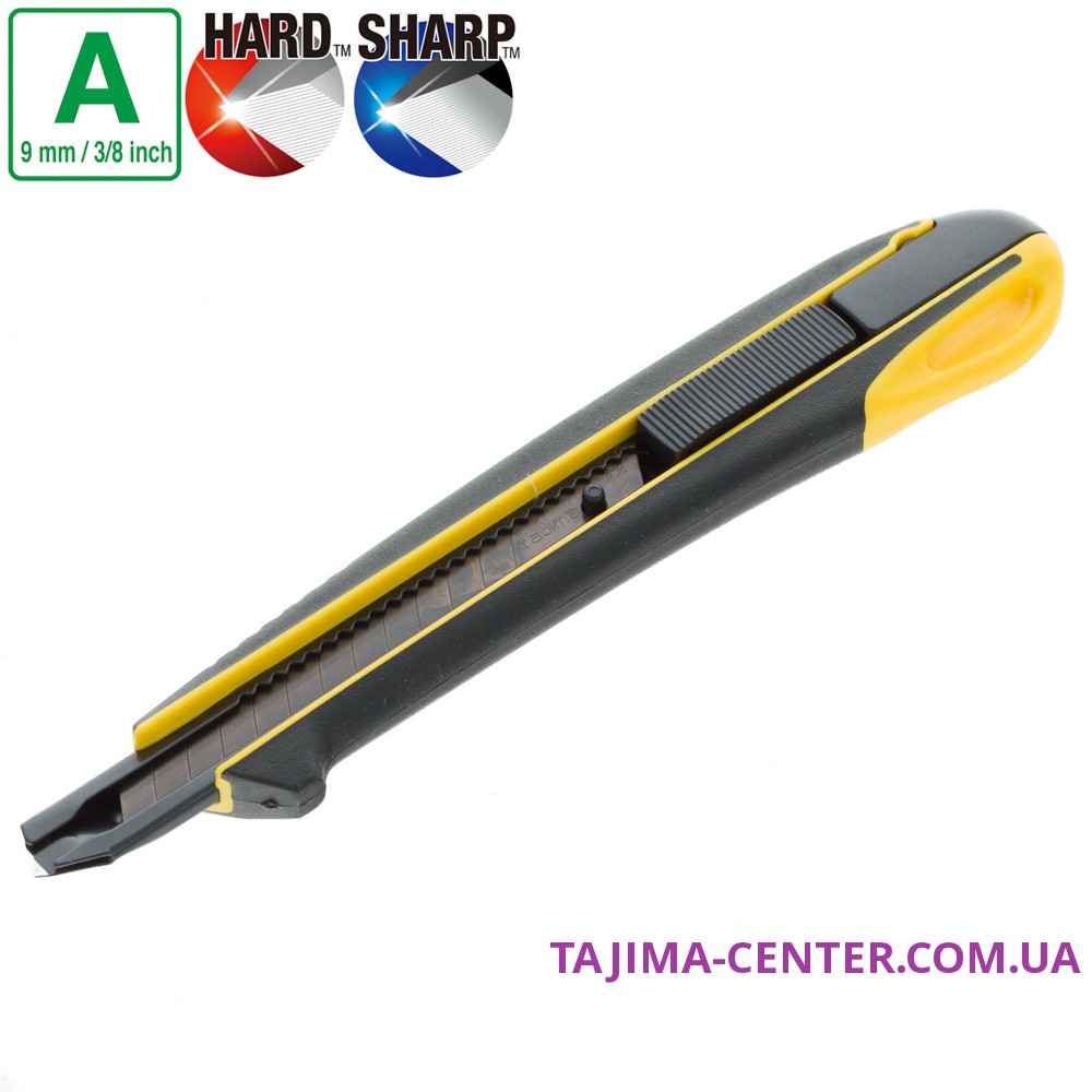 Ніж сегментний 9мм TAJIMA Driver Cutter DC360YB, автоматичний фіксатор