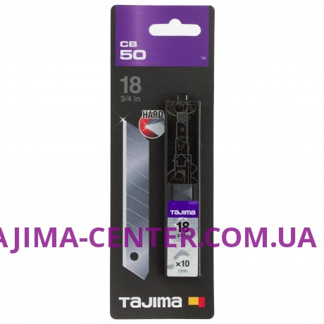 Сегментні леза Premium 18мм TAJIMA DORA  Endura Blades CB50, 10 шт.