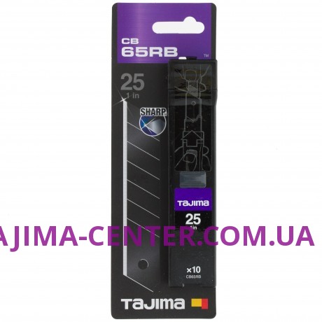Сегментні леза Premium 25 мм  TAJIMA DORA  Razar Black Blades CB65RB, 10 шт