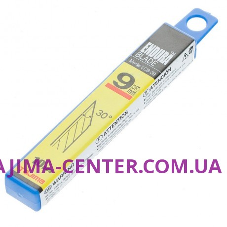 Леза сегментні 9мм TAJIMA Acute Angle Endura Blade LB39H кут нахилу 30°, 10 шт.