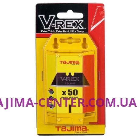 Леза трапецієподібні TAJIMA V-REX  Razar Black, VRB-50B, 50шт