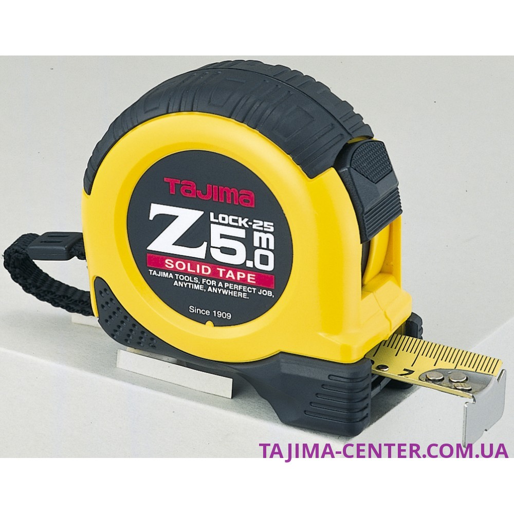 Рулетка будівельна посилена TAJIMA Z-Lock, ZL25-50EB-EUR - 5м×25мм