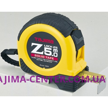 Рулетка будівельна посилена TAJIMA Z-Lock, ZL25-50EB-EUR - 5м×25мм