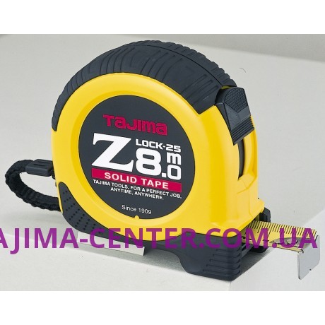 Рулетка будівельна посилена TAJIMA Z-Lock, ZL25-80EB-EUR - 8м×25мм