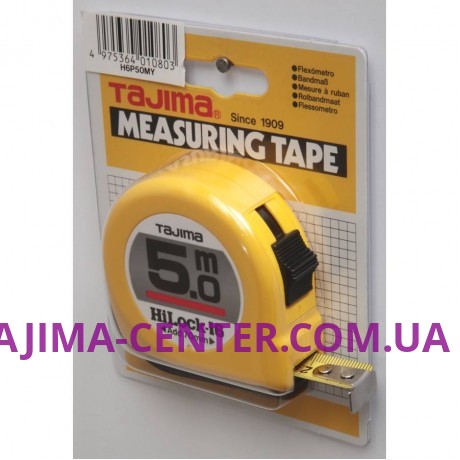 Рулетка універсальна TAJIMA Hi-Lock L16-50EB-EUR - 5м×16мм