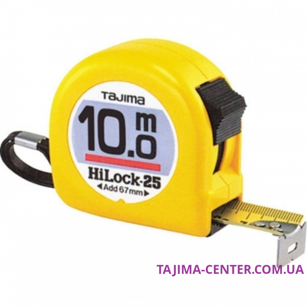 Рулетка універсальна HI LOCK, L25-100EB-EUR - 10м×25мм
