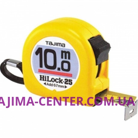 Рулетка універсальна HI LOCK, L25-100EB-EUR - 10м×25мм