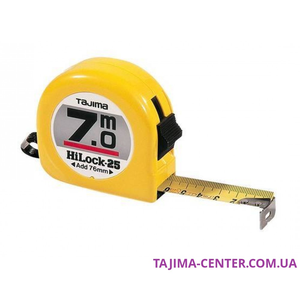 Рулетка універсальна HI LOCK, L25-70EB-EUR - 7м×25мм