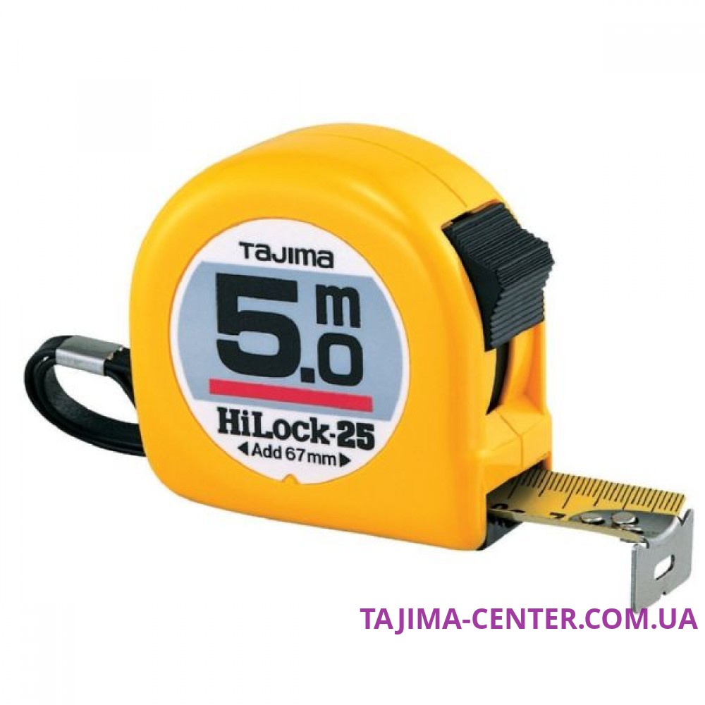 Рулетка універсальна HI LOCK, L25-50EB-EUR- 5м×25мм