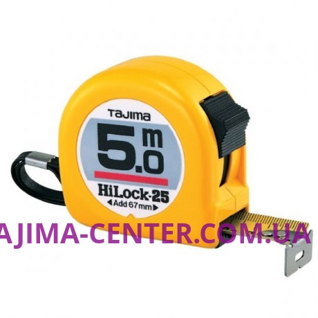 Рулетка універсальна HI LOCK, L25-50EB-EUR- 5м×25мм