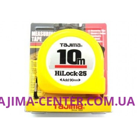 Рулетка універсальна HI LOCK, L25-100EB-EUR - 10м×25мм