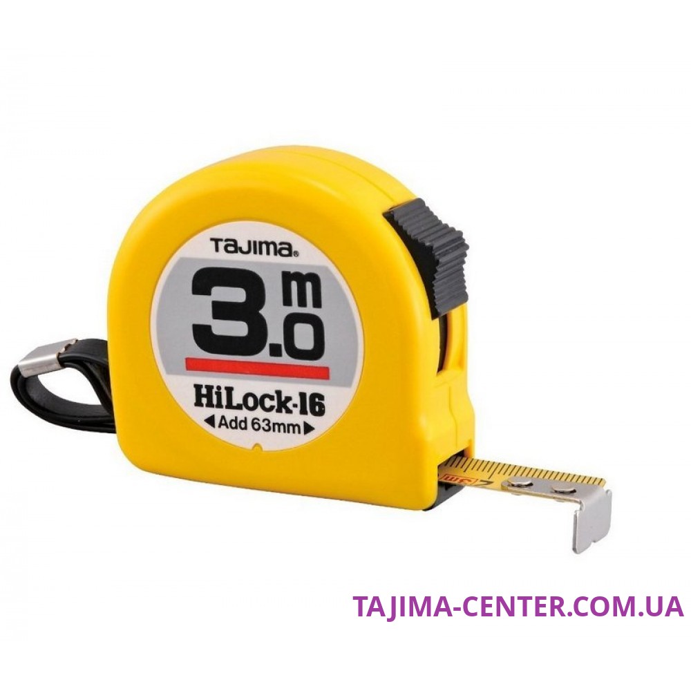 Рулетка універсальна HI LOCK, L16-30E-EUR - 3м×16мм