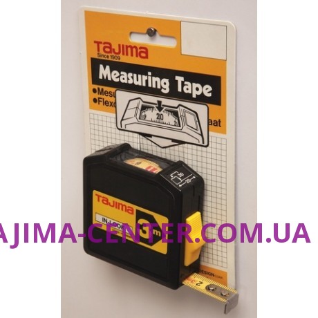 Рулетка з віконцем TAJIMA In Look, INL30MY - 3м×13мм