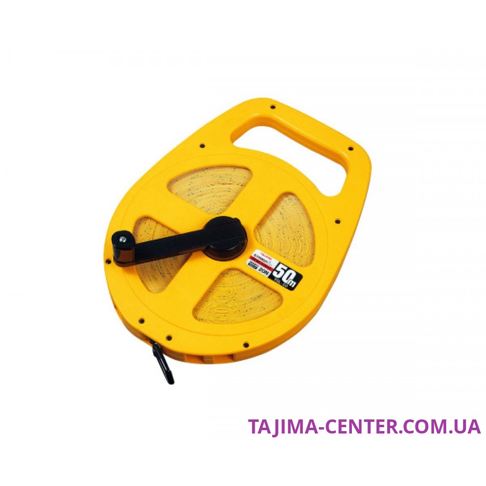 Рулетка інженерна TAJIMA SYMRON-L нейлонова стрічка, 50м, SYL50MT