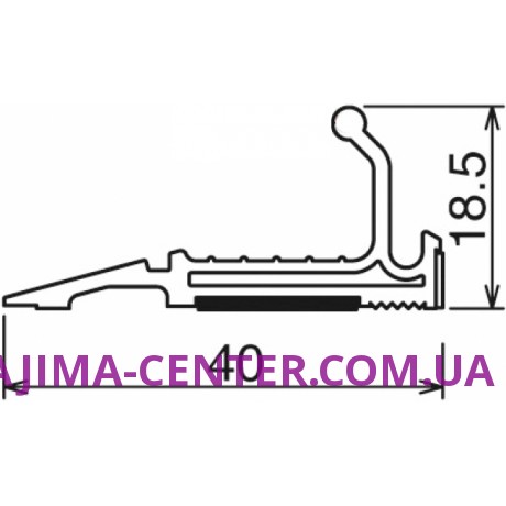 Лінійка універсальна, TAJIMA Work Guide Slim, CTG-SL1000 - 1000мм