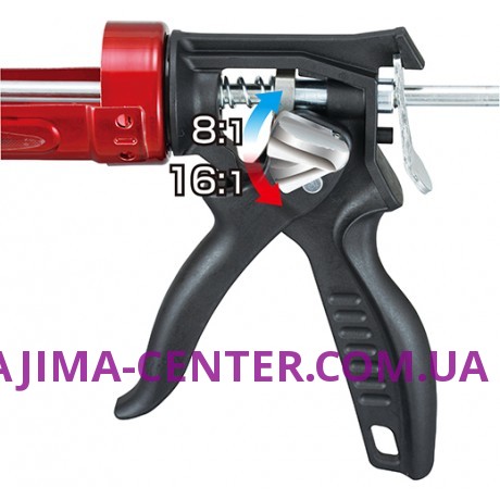 Пістолет для герметиків TAJIMA CONVOY RS  Dual Power CNV-RS, змінне зусилля
