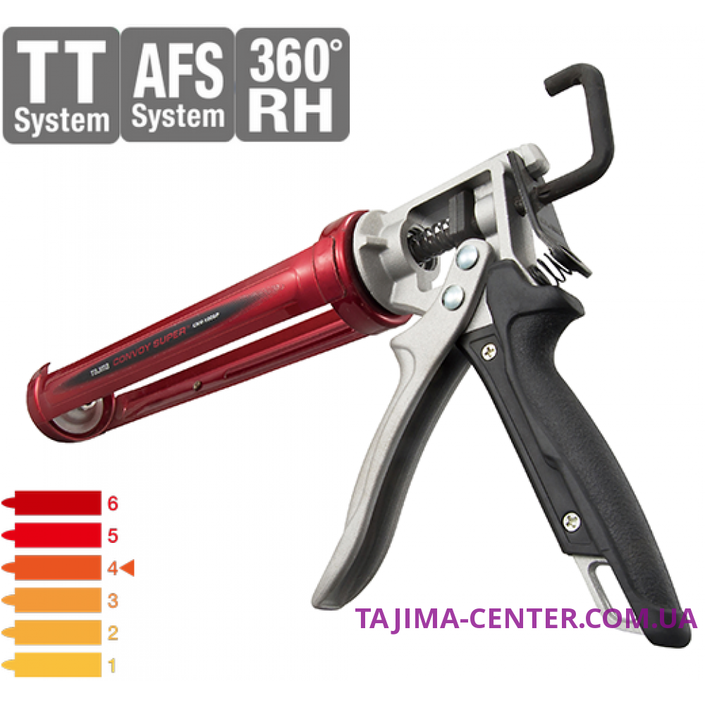 Пістолет для герметиків TAJIMA CONVOY Super 12 , CNV100SP