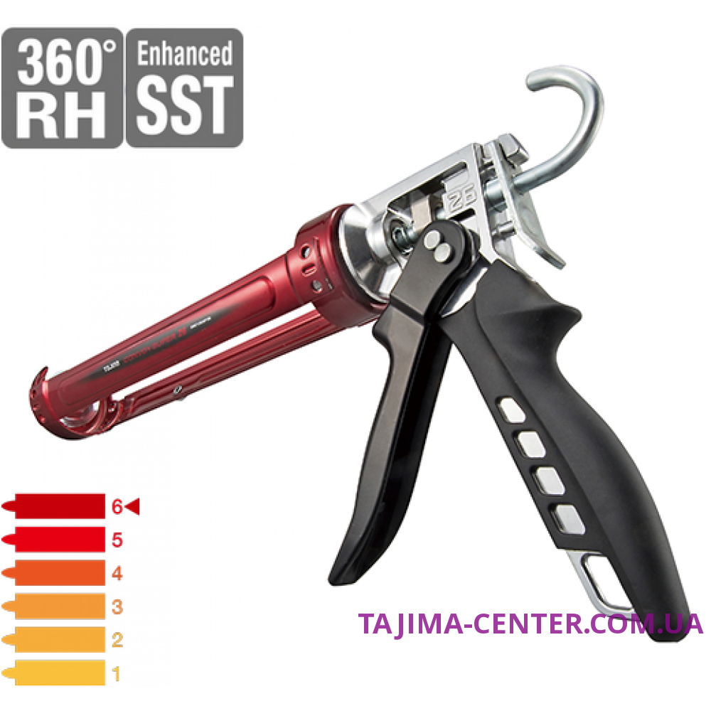 Пістолет для герметиків TAJIMA CONVOY Super 26, CNV100SP26