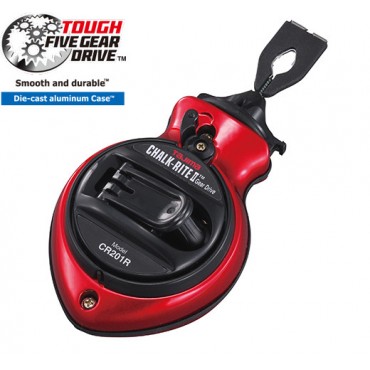 Шнур для розмітки 30м TAJIMA, CHALK-RITE II GEAR DRIVE, CR201RD