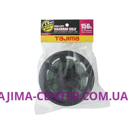 Запасний шнур для розмітки 2.8мм*45м, TAJIMA Maximum Bold, PLITO3L