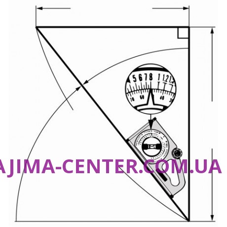 Кутомір професійний TAJIMA SLT100MY