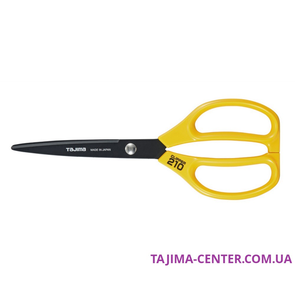 Ножиці універсальні, з фторопластовим покриттям, TAJIMA CLIPPER CLP210, 210 мм