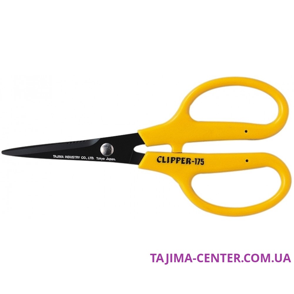 Ножиці універсальні, з фторопластовим покриттям, TAJIMA CLIPPER CPG175, 175 мм